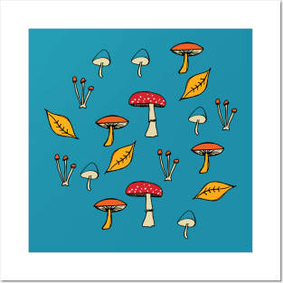 Mushroom Posters and Art